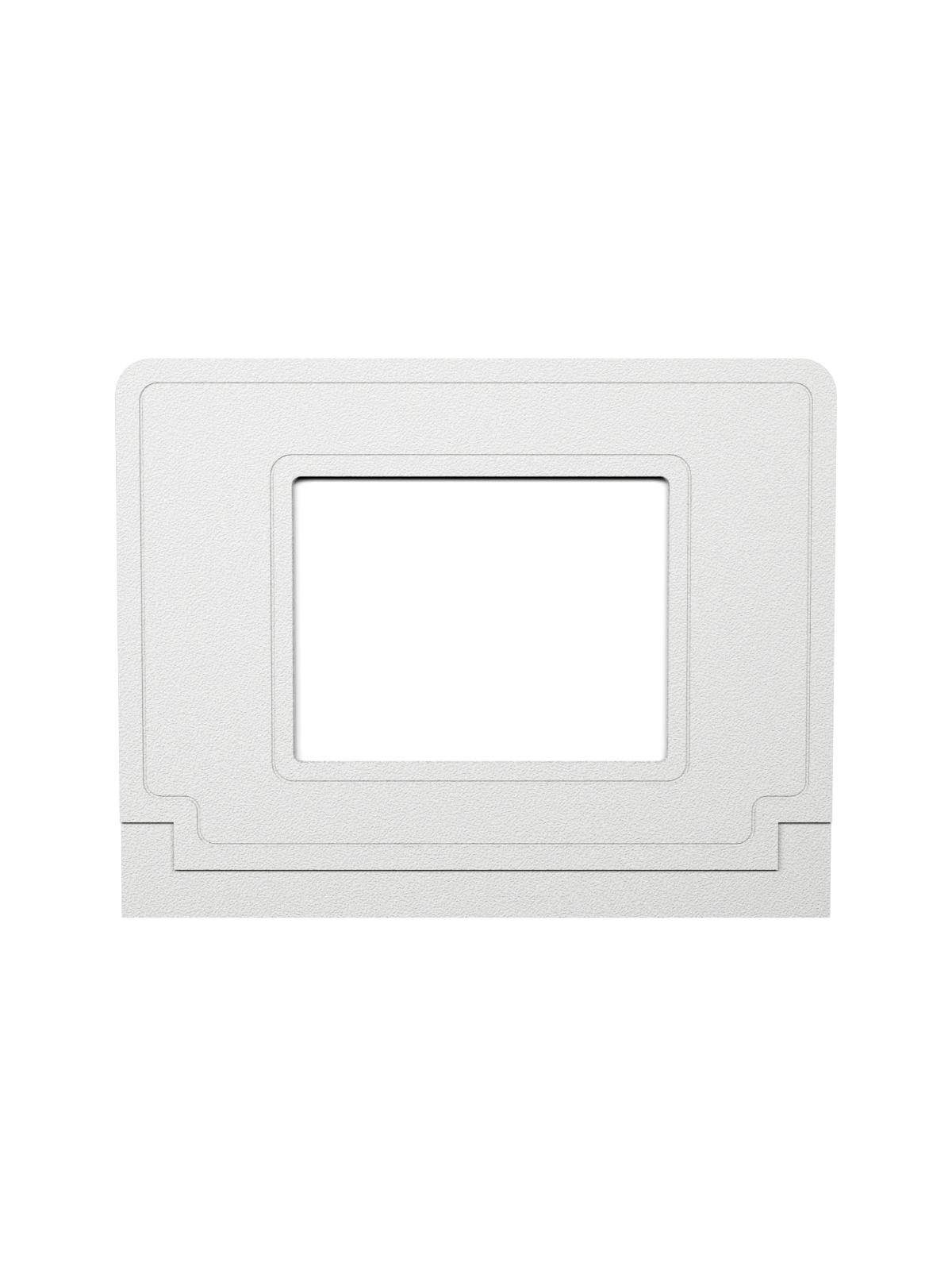 VISION – Single – Sign Frame – White