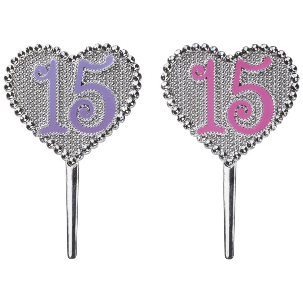 La Quinceañera Pink and Purple 15 DecoPics®