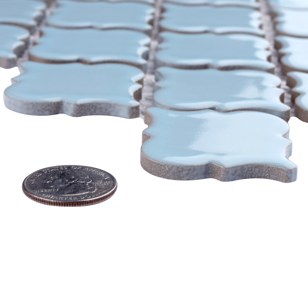 Sample – Hudson Tangier Cashmere Blue Porcelain Mosaic Tile