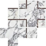 Waterjet Stone Mosaics Orchid 11×11 Schema Mosaic Honed