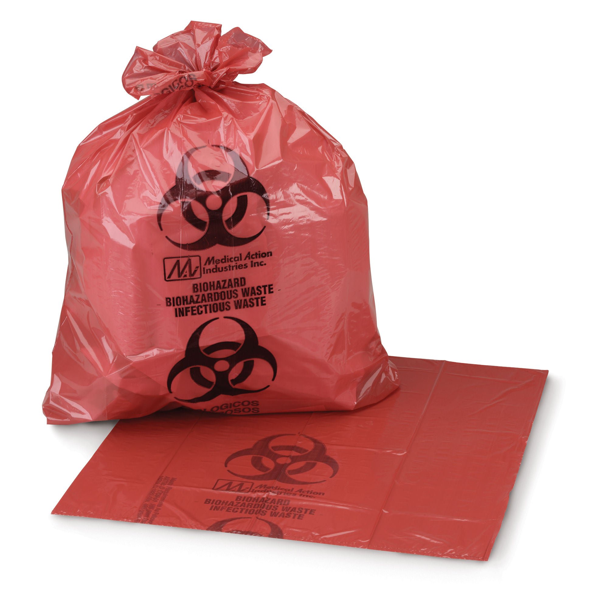 McKesson Biohazard Waste Bag, 40 – 45 gallon Capacity, 40 x 46 Inch
