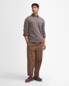Essential Crew Neck Jumper Dark Stone