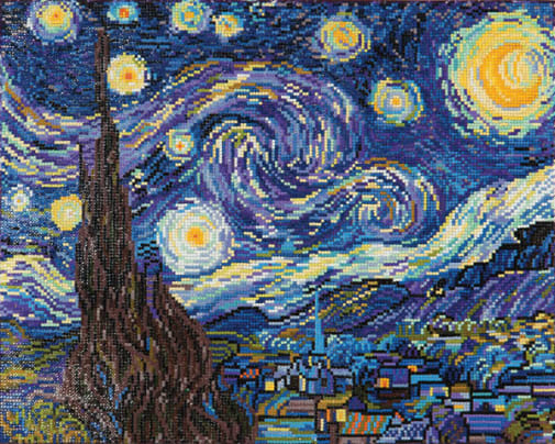Starry Night (Van Gogh) Diamond Dotz Kit (Intermediate)