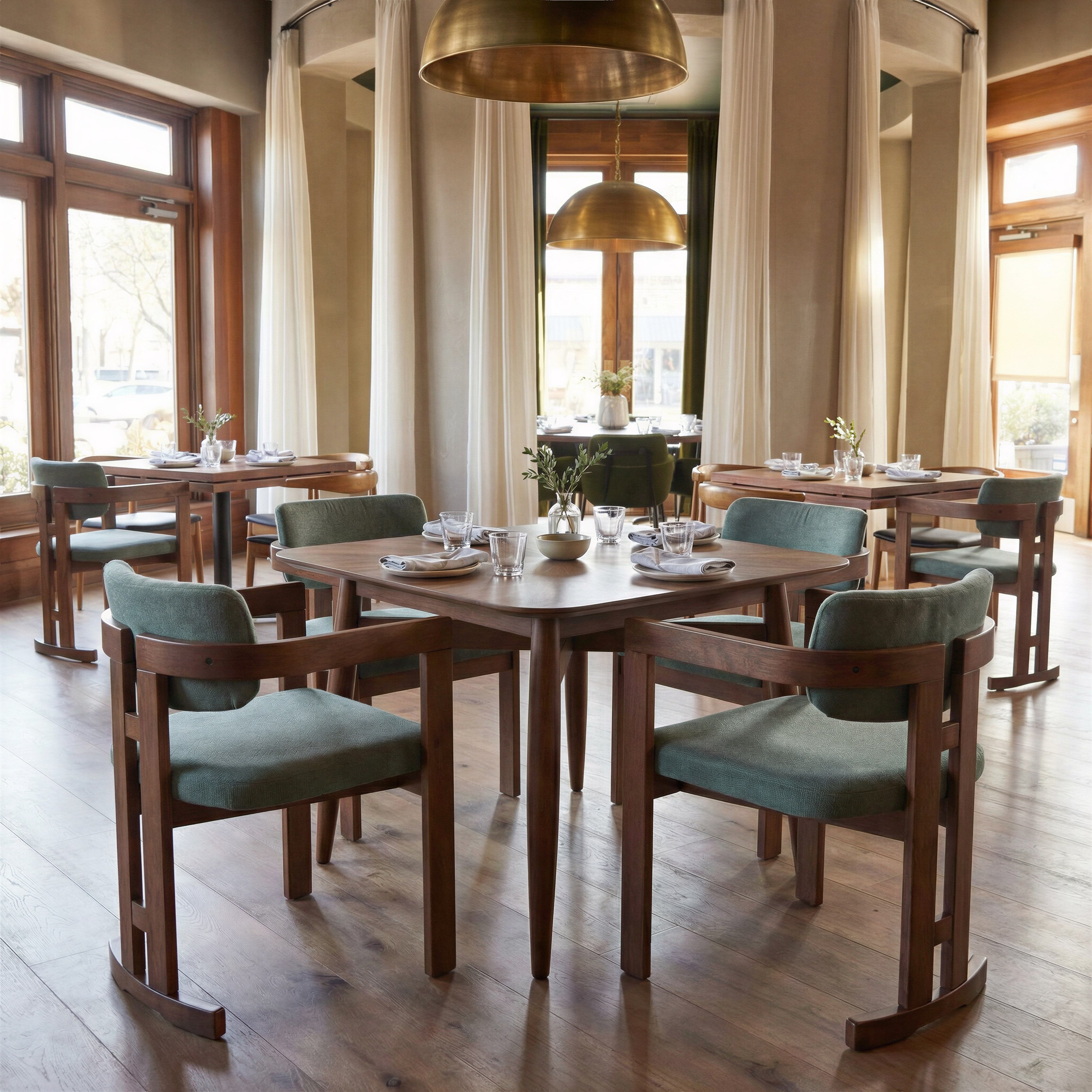 Silea Square Dining Table Espresso product image
