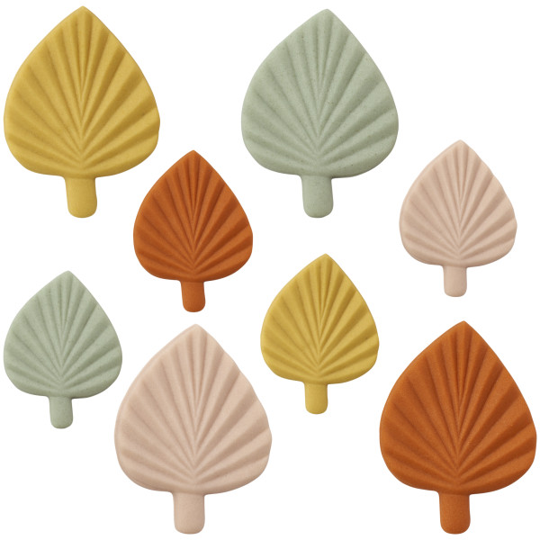 Ferns - Red 3 Free Sweet Décor® Edible Decorations