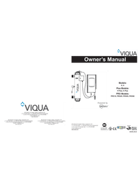 Viqua H UV System Powered By UV Max 45 gpm Manual