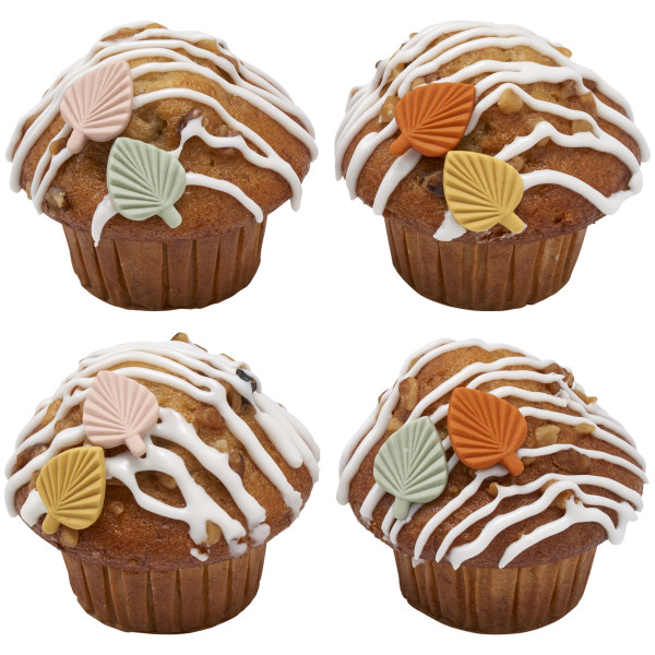 Ferns - Red 3 Free Sweet Décor® Edible Decorations