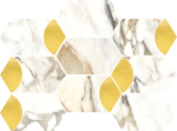 Eesome Gold 10×14 Copper Hex Decorative Tile Polished Rectified Eesome Gold 10×14 Copper Hex Decorative Tile Polished Rectified