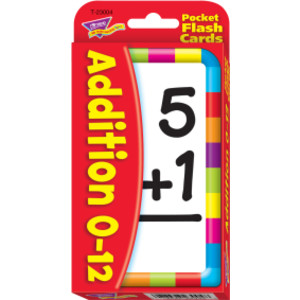 Addition 0-12 Pocket Flash Cards