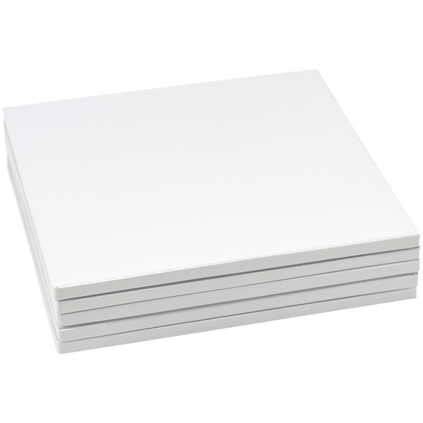 12" Square White Foil Cake Board