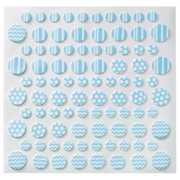 Printed Pastel Fondant Decoshapes Dots | DecoPac