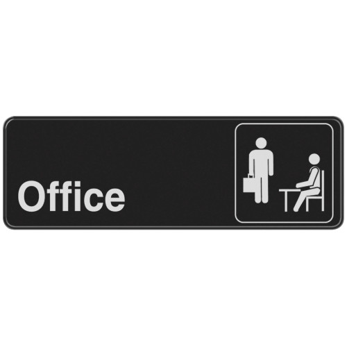 Adhesive Office Sign, 3