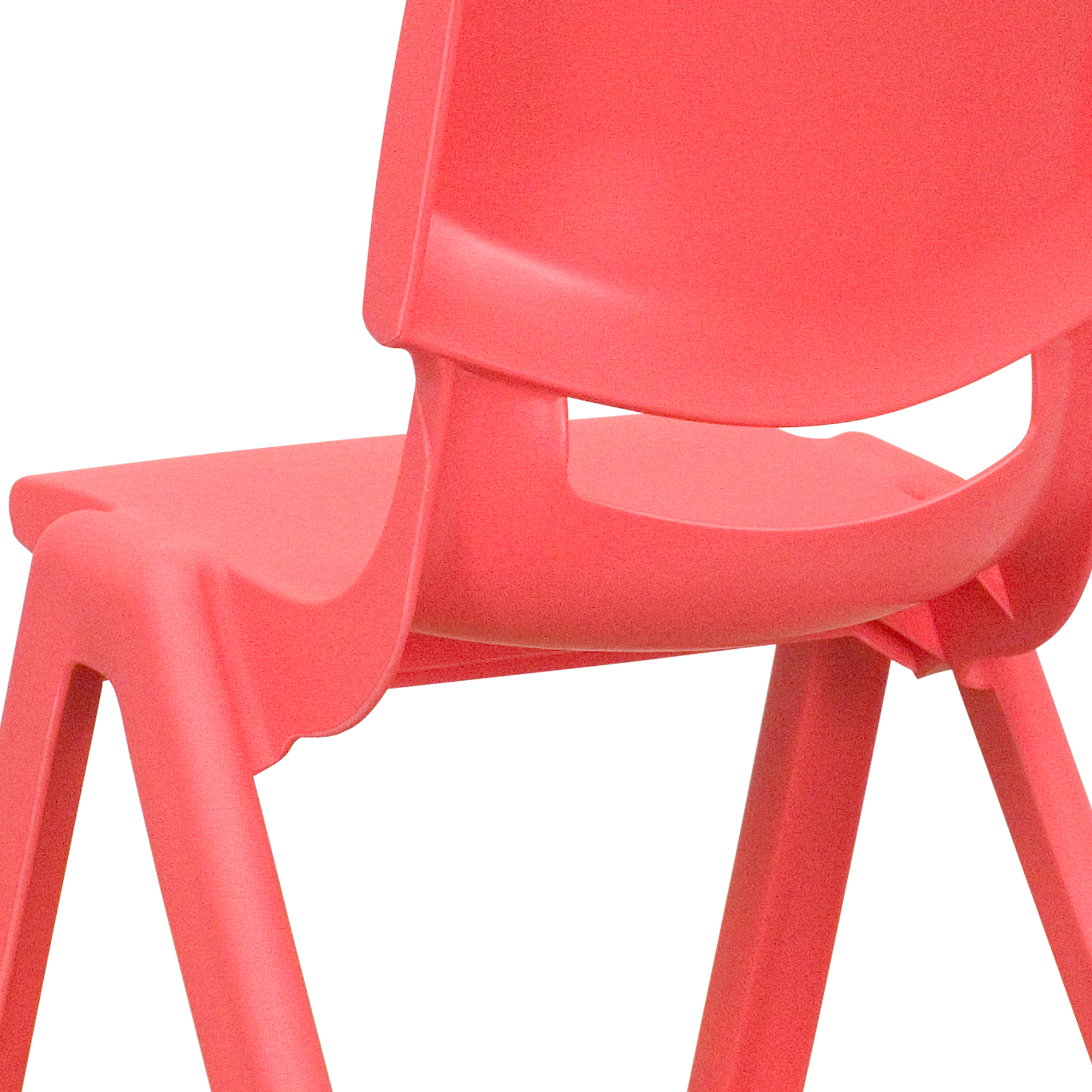 Pack de 4 sillas escolares apilables de plástico azul con asiento de 10,5" H, silla preescolar - Imagen 46 de 58