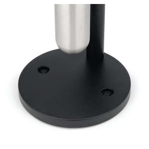 Rubbermaid Commercial, Infinity, Base Mount, 1 gal, Metal, Stainless Steel, Round, Smoking Receptacle