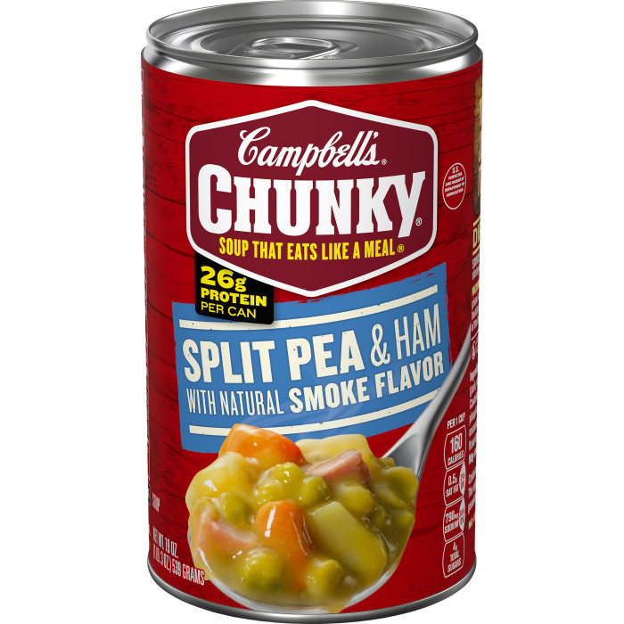 Split Pea & Ham with Natural Smoke Flavor Soup