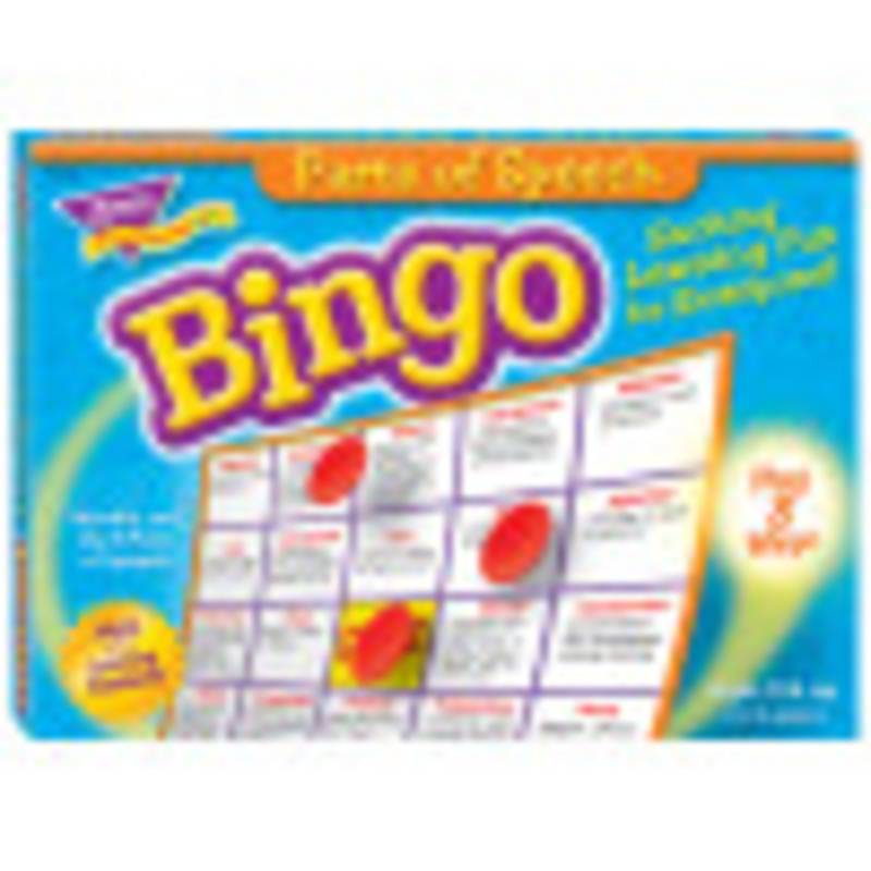 Parts of Speech Bingo Game