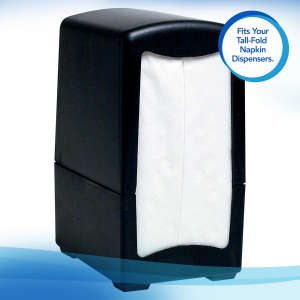 Kimberly Clark, Scott, Napkins, 1 ply, White