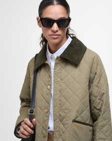 Anise Quilted Jacket Dusky Green/Ancient