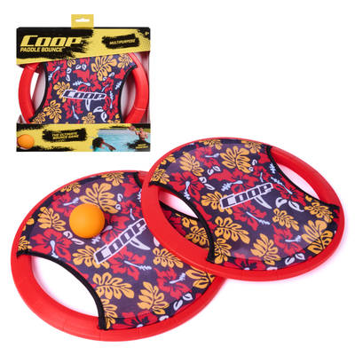 SwimWays Coop Paddle Bounce, Waterproof Paddle Ball Set With 2 Paddles and 1 Ball, For Play Inside and Outdoors, Outdoor Games, Water Toys for Ages 5 and Up