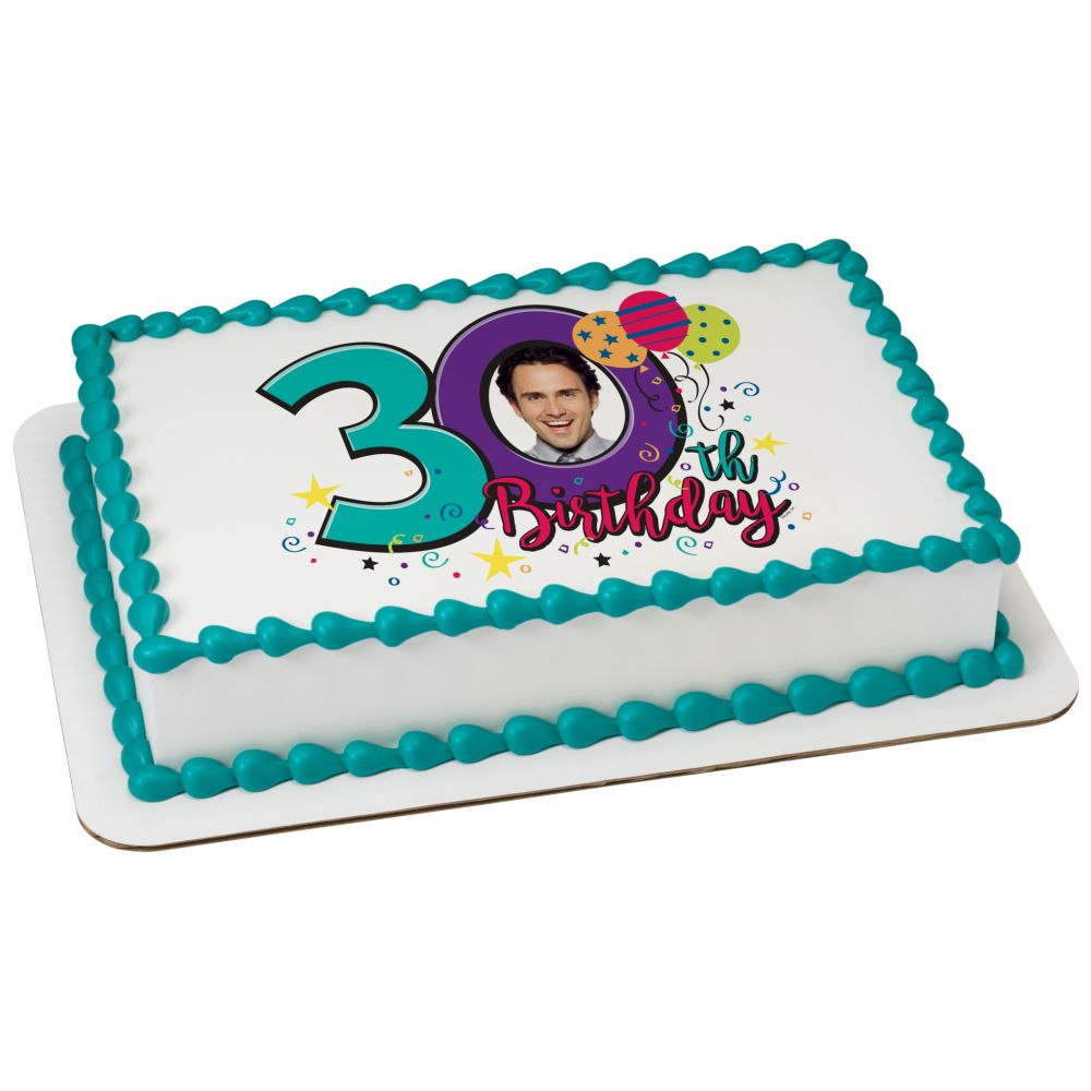 Image Cake Happy 30th Birthday