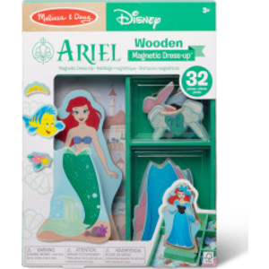 Disney Princess Ariel Wooden Magnetic Dress-Up Play Set