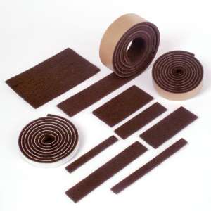 Expanded Technologies, Protective Felt Strips, 0.5" x 60", Brown