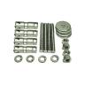 Wood Floor Installation Kit Includes (4) 3/8 in. threaded components Zinc Finish For Wood Floor