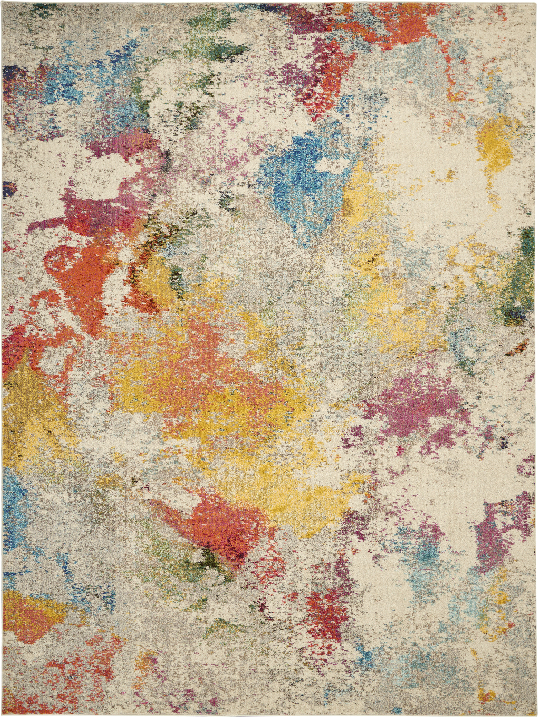 Nourison Celestial 10' x 14' Ivory Multicolor Modern & Contemporary Indoor Rug