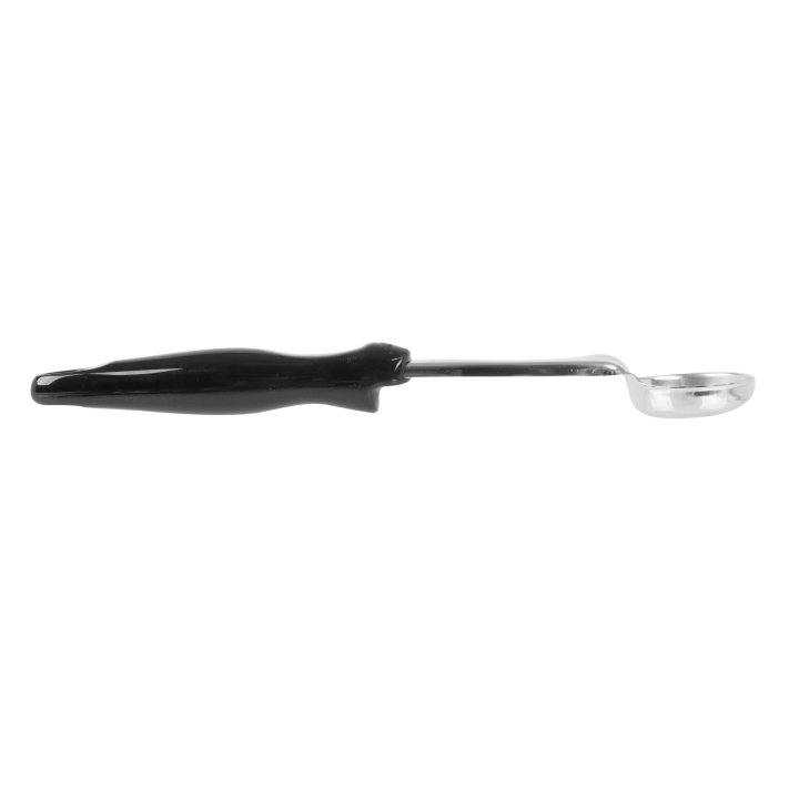 1-ounce one-piece heavy-duty perforated round Spoodle® utensil with black nylon handle