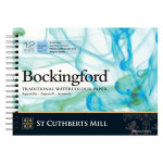 St Cuthberts Bockingford Watercolor Pad Cold Pressed Spiral Binding 140lb 12 Sheet 9x12  inch