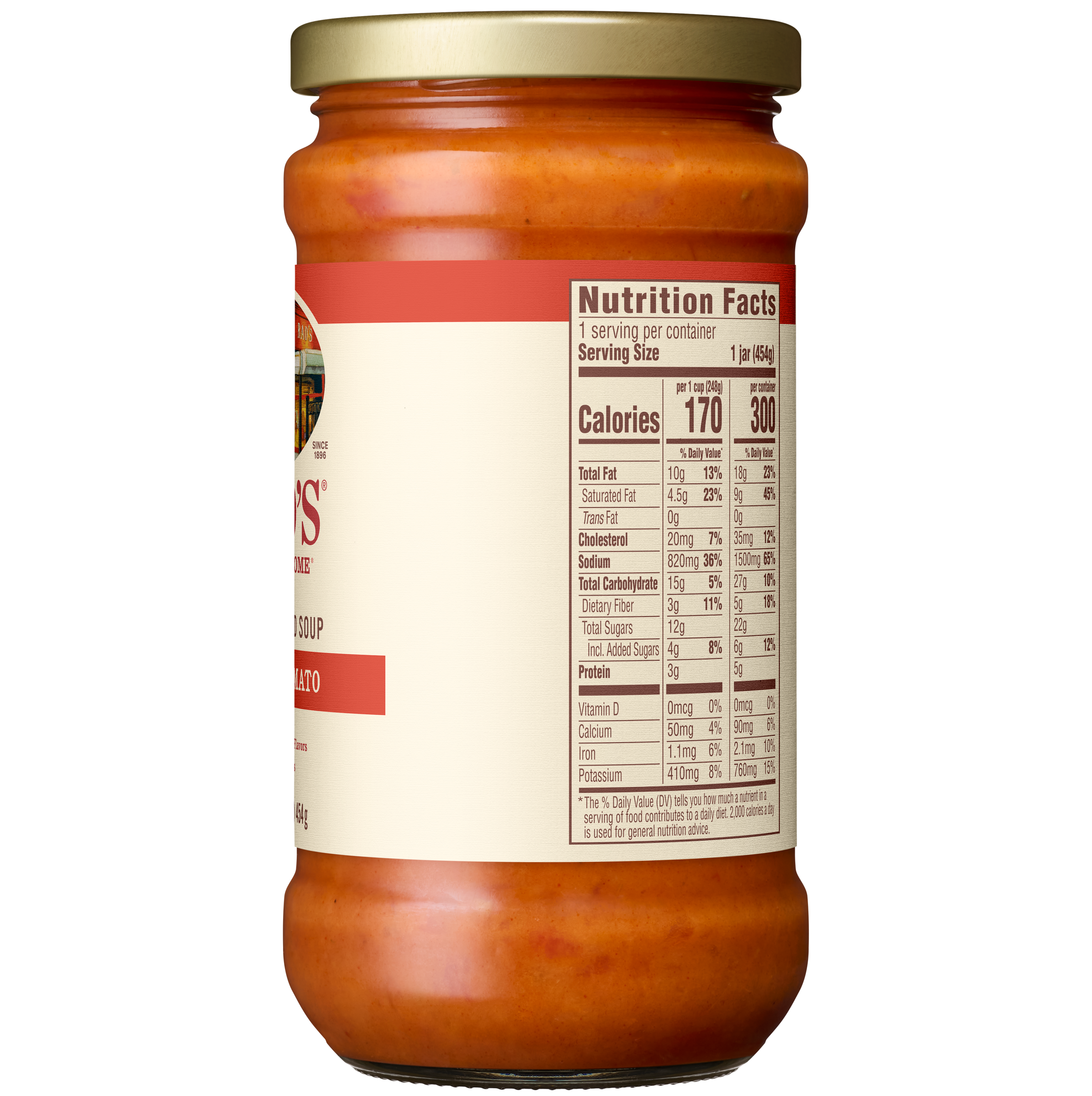 Creamy Tomato Soup, 16 oz - Right Image