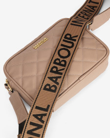 Sloane Quilted Crossbody Bag Camel