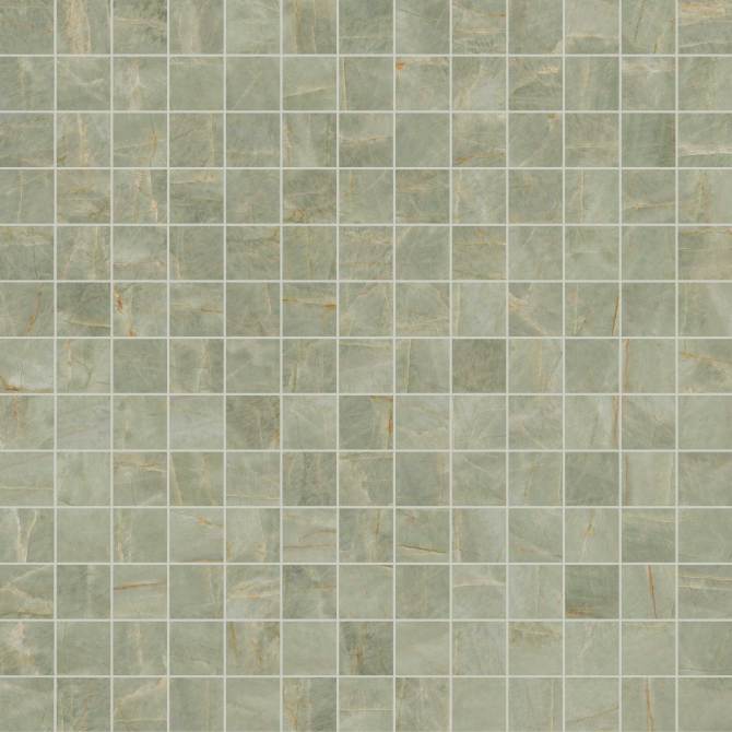 Kelby Green 1×1 Mosaic Polished Rectified