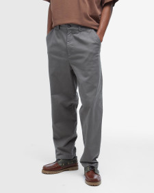 Pantaloni in tessuto stretch lavato dalla vestibilità comoda 