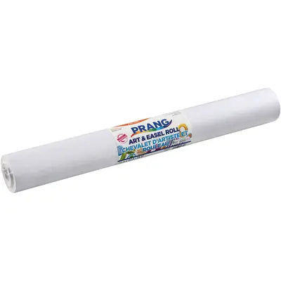 Prang (Formerly Art Street) Art & Easel Roll, White, 18" x 50', 1 Roll