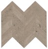 Bethany Falls Taupe 12×13 Chevron Mosaic Mixed
