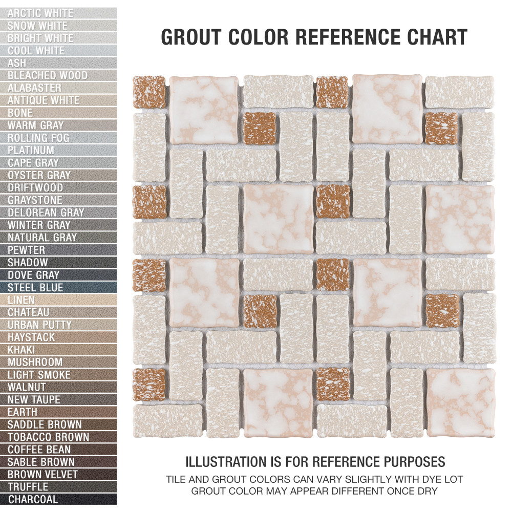 Sample – Academy Beige Porcelain Mosaic Tile