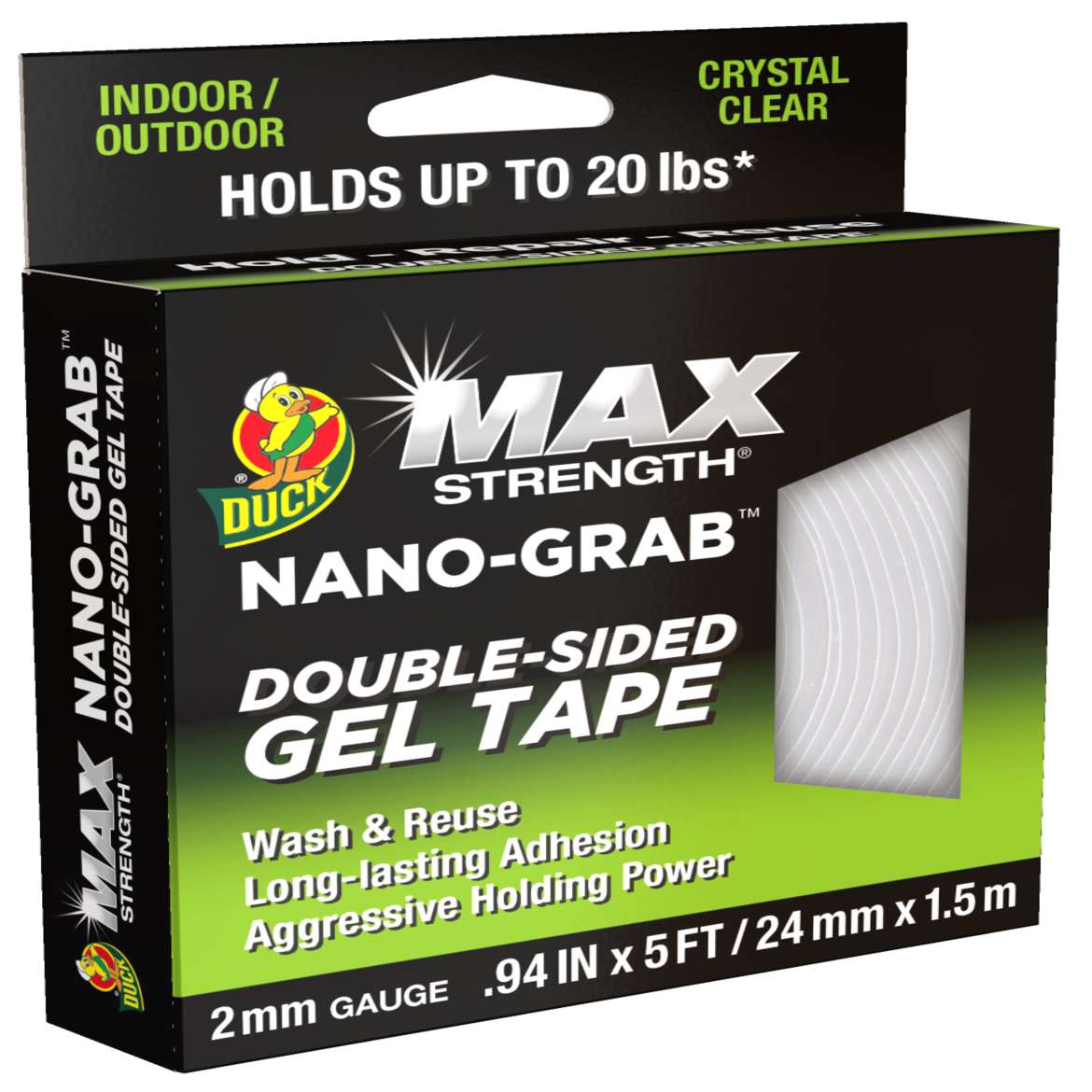 Duck Max Strength® Nano-Grab™ Gel Tape