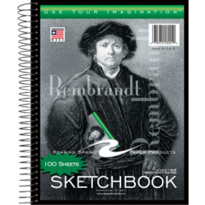 Sketchbook, 11" x 8-1/2", 100 Sheets