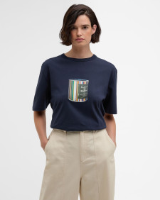 Paul Smith loves Barbour Wax Can Graphic T-Shirt Champion Blue
