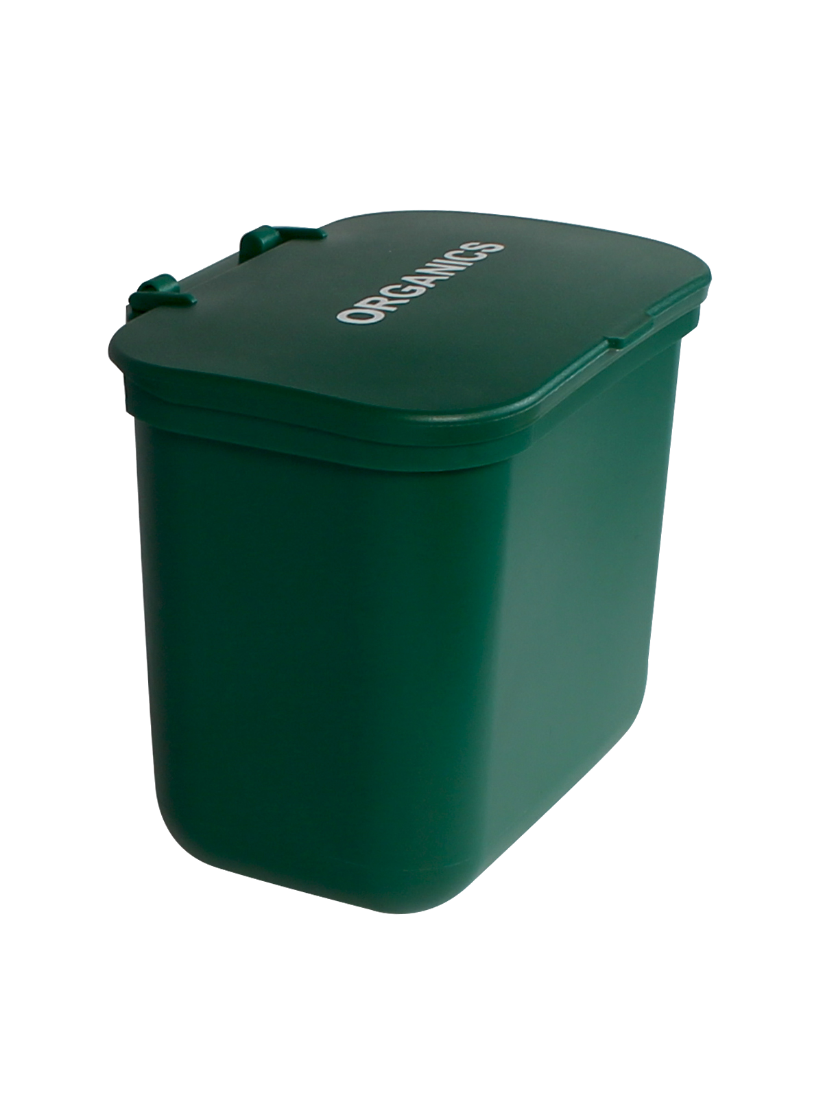 HANGING WASTE BASKET – Single – Kit – Organics – Solid Lift – Green