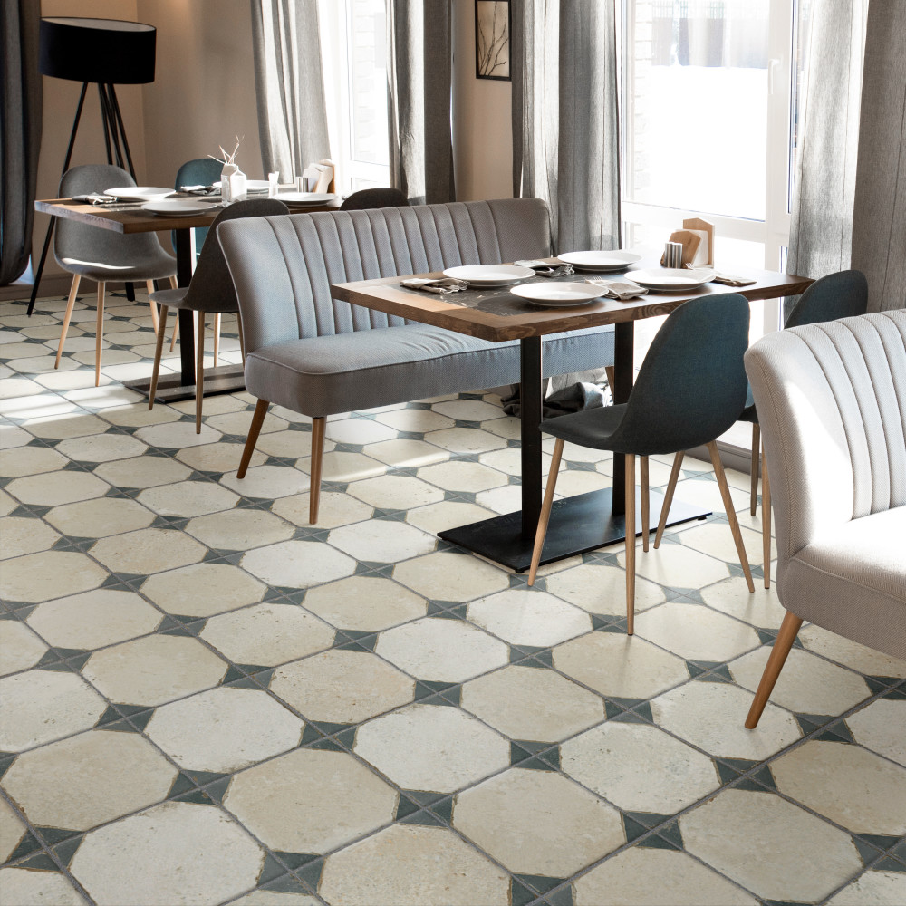 Sample – Kings Yard Blue Ceramic Floor and Wall Tile