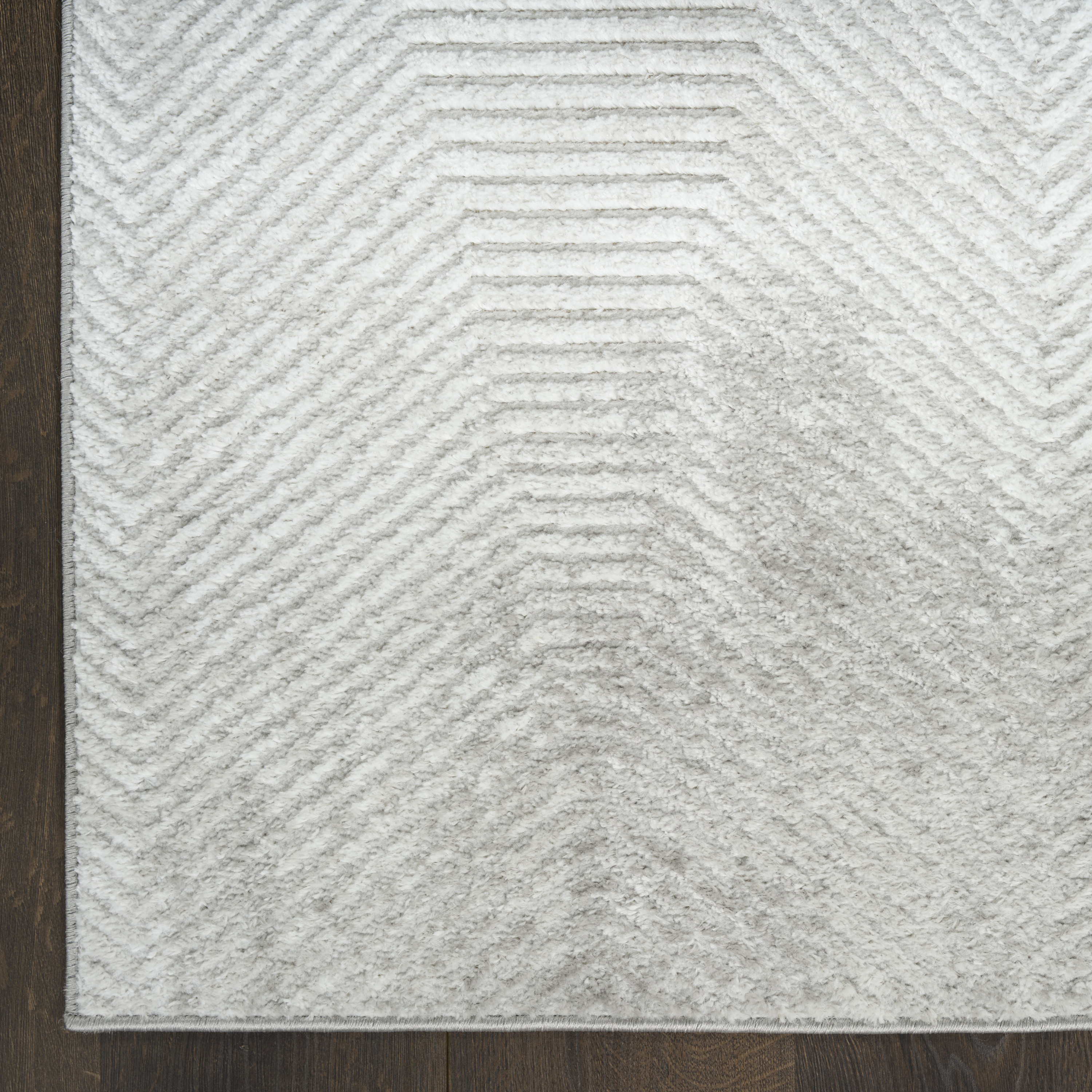 Nourison Dekor 5'3" x 7' Grey Vintage Indoor Rug