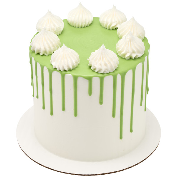 Bright Green - Red 3 Free Cake Drip