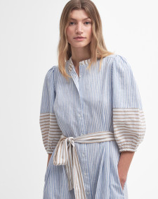 Thea Striped Shirt Dress 