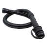 Mg-V-Flex 38 Mm Black Wired Hose