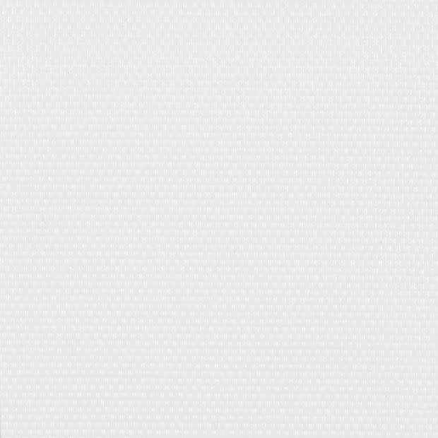 White woven-texture wallpaper panel, displaying a subtle diamond hatch pattern and fine weave, covering the entire frame; evenly lit close-up view in neutral indoor lighting, no other objects visible.