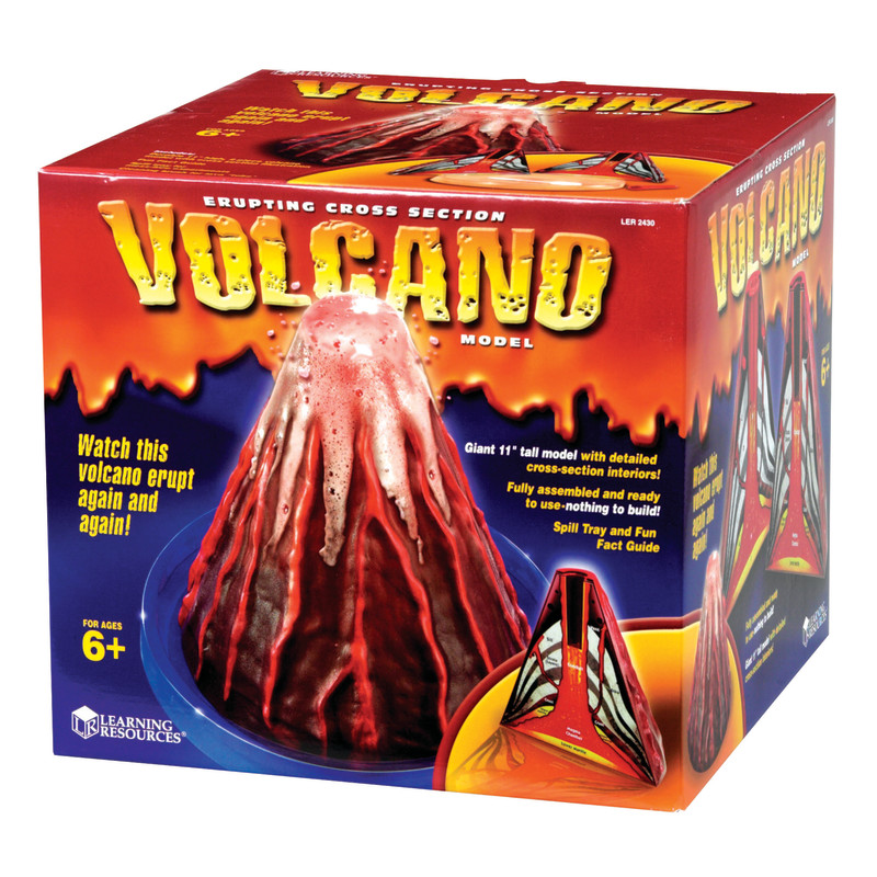 Erupting+Cross-section+Volcano+Model