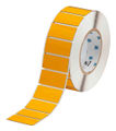 Polyester Rectangular Label Gloss Acrylic-Foam Backed Yellow 1 H x 2 W in.