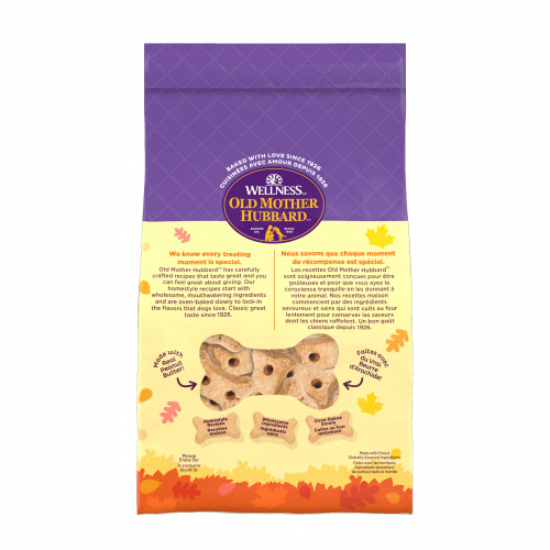 Old Mother Hubbard Seasonal P-Nuttier (Peanut Butter) back packaging
